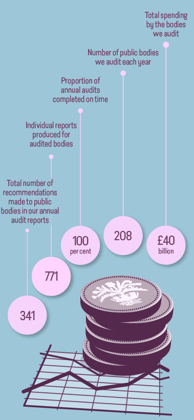 Statistics about our financial audits